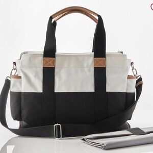 NWOT Pottery barn color block diaper bag